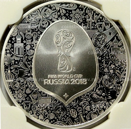 10 евро 2018 года Франция Чемпионат мира по футболу 2018, Россия (в слабе)