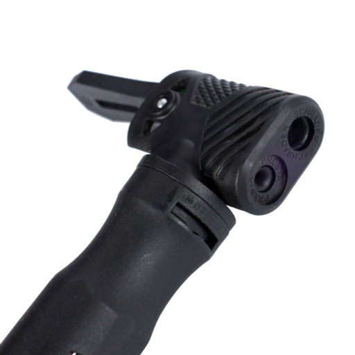 Велонасос COMIRON DIRK 1, алюминиевый цилиндр, пластиковая ручка, телескопическая головка на шланге, Presta-Schrader-Dunlop, 8,3 бар. /уп 100 - Галеонтрейд фото 6