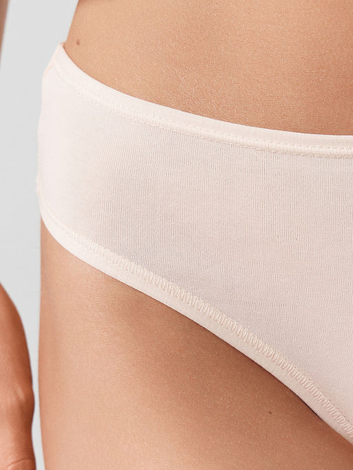 Трусы женские бразилиана мультипак (3шт.) в бежевом цвете - Mark formelle фото 6