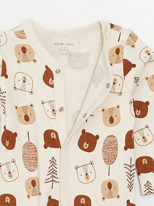 Bisiklet Yaka Uzun Kollu Erkek Bebek Tulum - Waikiki фото 2