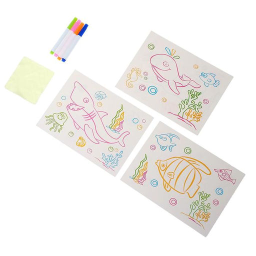 Планшет для рисования 4 цвета, с аксессуарами - Simaland фото 3