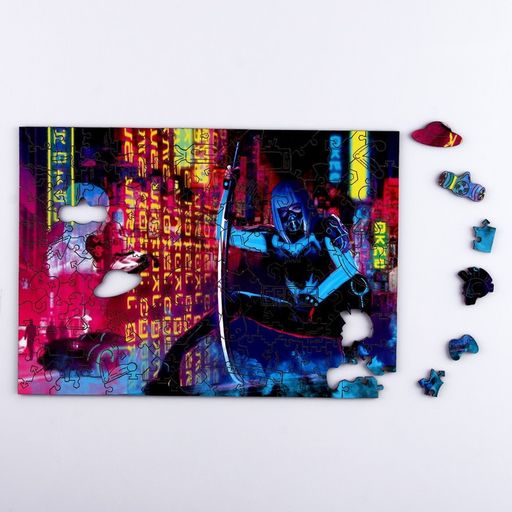 Фигурный пазл Город будущего - Puzzle фото 5