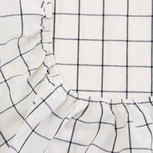 Простыня на резинке 1.5-спальная SL Home Cotton, 140200+30 см, жатый хлопок - Sima-land home фото 12