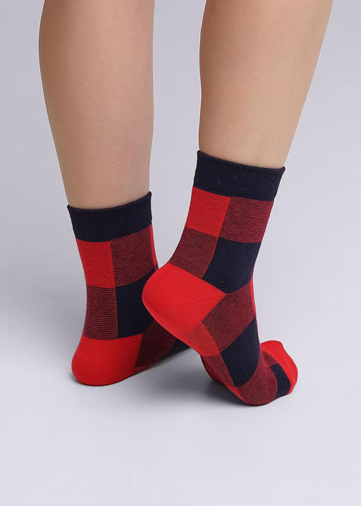 CLE Носки жен.Д2357Л НГ хл+эл красный - Clever wear фото 3