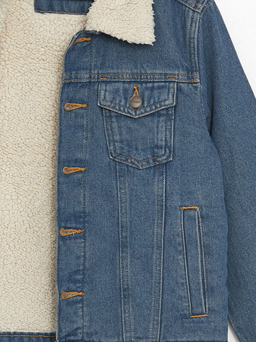 Erkek ?ocuk Jean Ceket - Waikiki фото 3