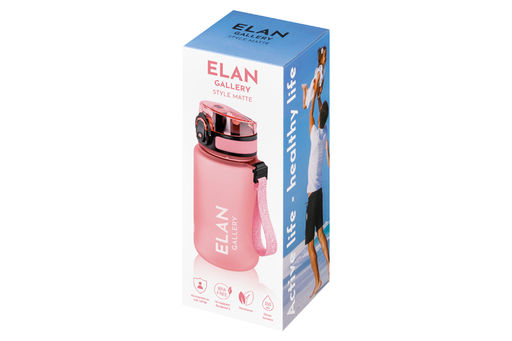 Бутылка для воды 350 мл 6,8*6,8*17 см "Style Matte" пыльная роза