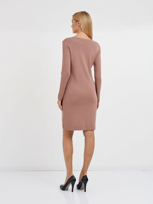 платье длины миди в розовом цвете с цветами из страз - Glenfield фото 7