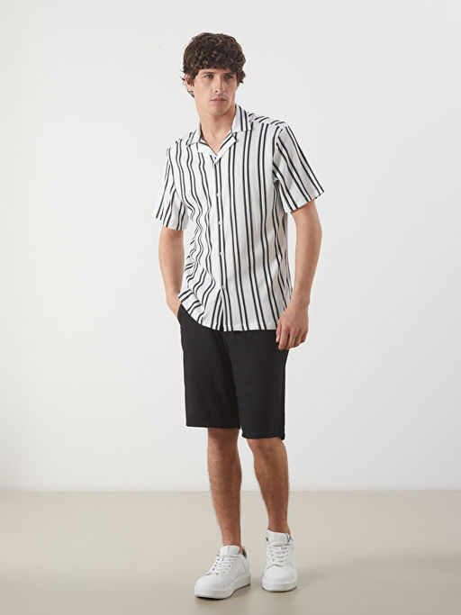 Regular Fit K?sa Kollu Arm?rl? Erkek G?mlek