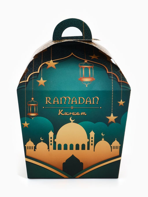 Цена за 2 шт. Коробка подарочная складная Ramadan, 17×17×26 см