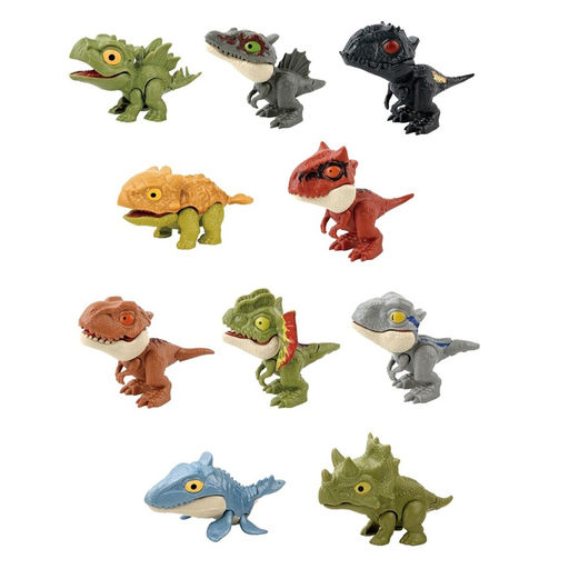 Игрушка - сюрприз «Dino. Зубастики», подвижные детали, 4 фигурки динозавров, МИКС