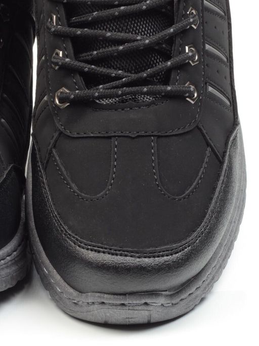 03-CRK6606-6 BLACK/GREY Ботинки зимние мужские - No name фото 15