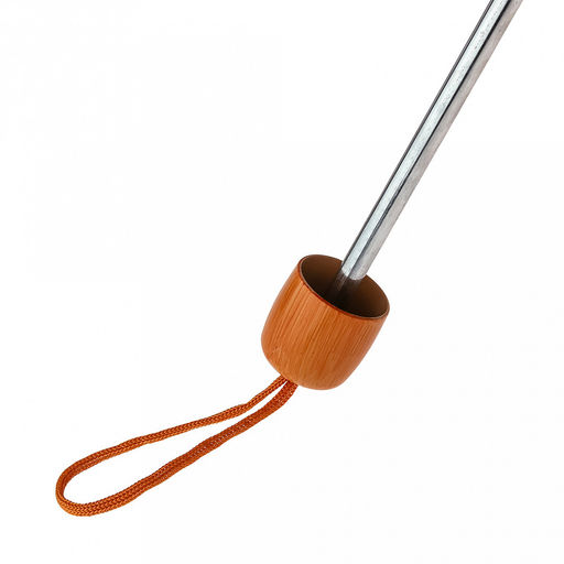 Зонт механический "Моно" плащевка, 8 лучей, д/купола 98см, 3 сложения, 24см в сложенном виде, пластмассовая ручка, темно-зеленый, 230гр (Китай)