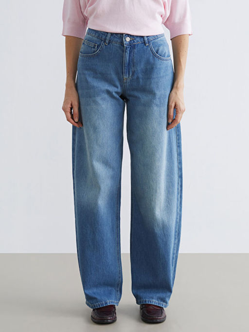 Balloon Fit Kad?n Jean Pantolon