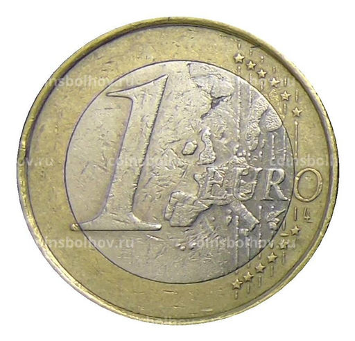 Монета 1 евро 2003 года Испания