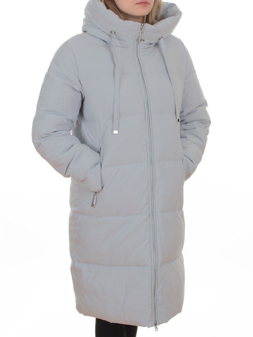 235 LT. BLUE Пальто зимнее женское (200 гр. холлофайбер)