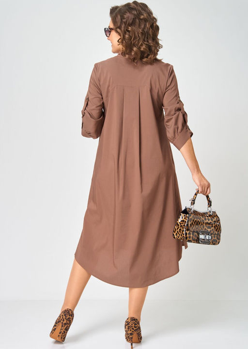 Платье EVA GRANT 7168 капучино