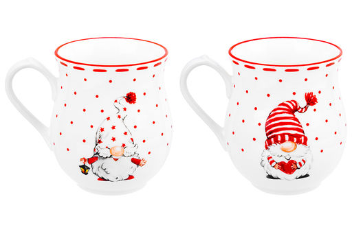 Набор 2 кружек 350 мл 11,5*9*9,5 см Весёлые гномики бочонок - Elan gallery фото 16