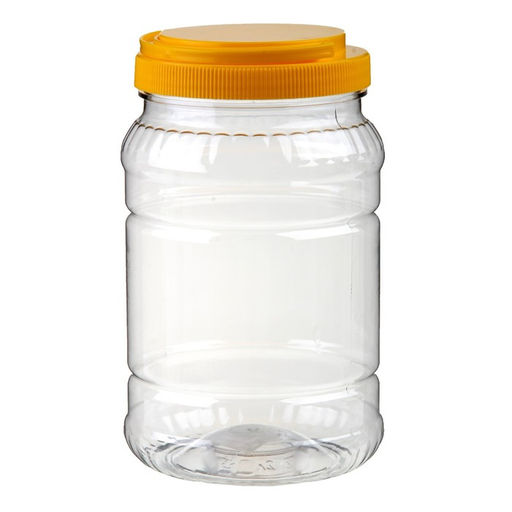 Цена за 2 шт. Банка для хранения сыпучих продуктов Альтернатива, 2 л, пластик, МИКС