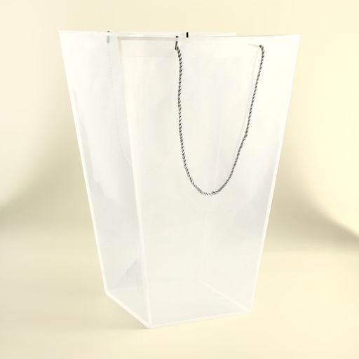 Цена за 10 шт. Сумка для цветов прозрачная с каймой, влагостойкая, 47?34?19 см - Simaland фото 2