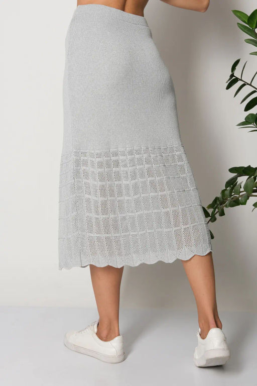 ЗЛАТА Юбка И 019/св.серый