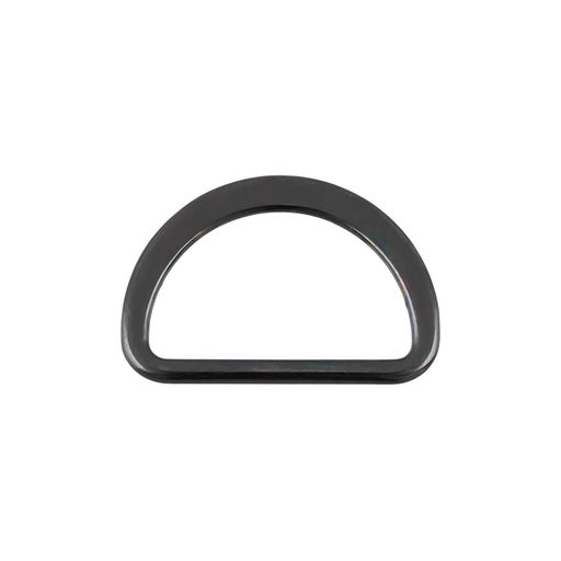 Фурнитура сумочная металл Gamma GHR-25 Полукольцо литое d 25 мм 5 x 2 шт. №06 под черный никель