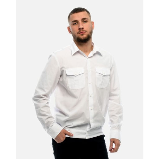 Мужская рубашка Imperator Army White  фото 4