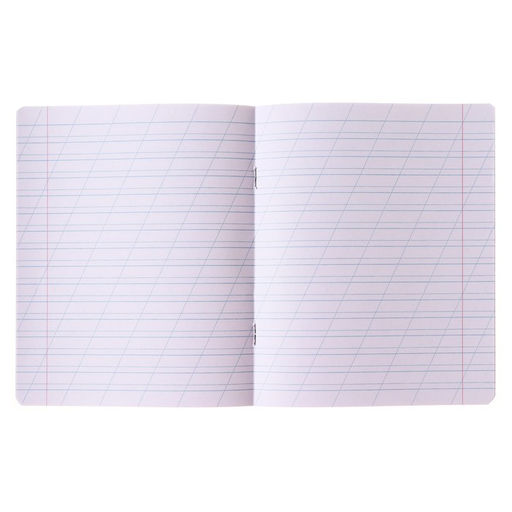 Цена за 20 шт. Тетрадь 12 листов в косую линейку, Calligrata «Однотонная. Школьная», обложка мелованная бумага, серые листы, МИКС