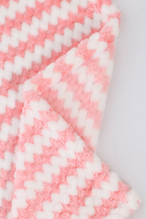 Плед арт. ПЛВ/зигзаг-розовый