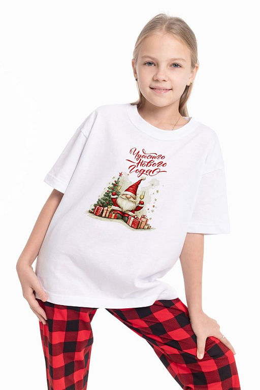 Футболка М225118Пб белый - Елена фото 3