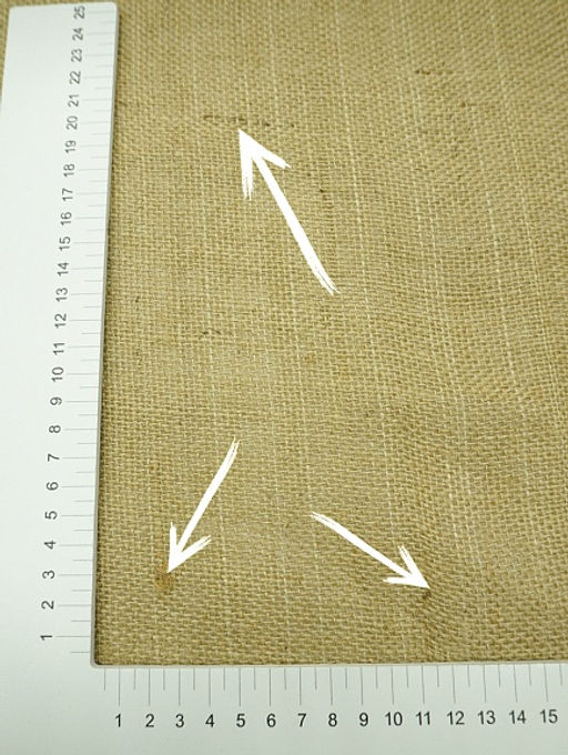 Мешковина повышенной плотности, СОРТ2, ш.1.05м, джут-100%, 370гр/м.кв - Купава фото 4