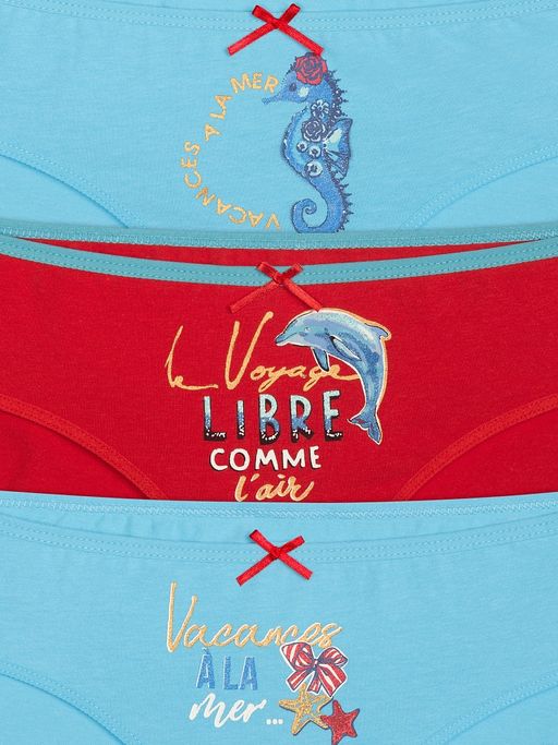 GULB4285/1(3шт. в упаковке) трусы для девочек