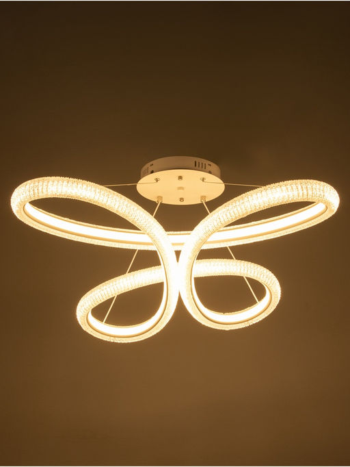 Люстра Carla 45 Вт LED 4000-6000К белая 15×65×62+120 см