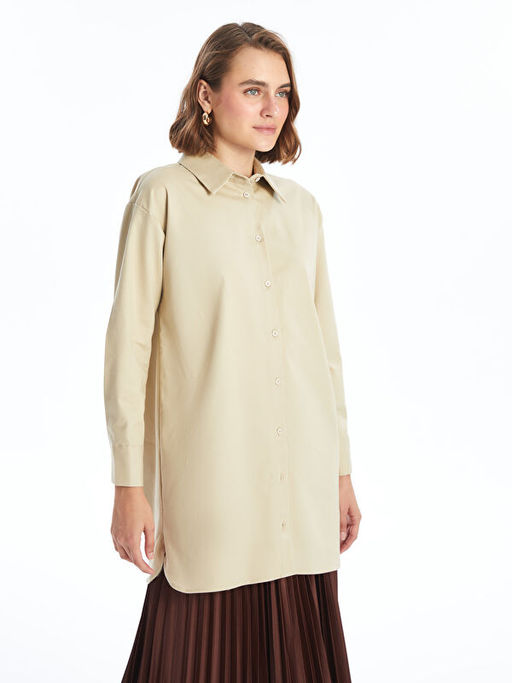 D?z Oversize Kad?n G?mlek Tunik