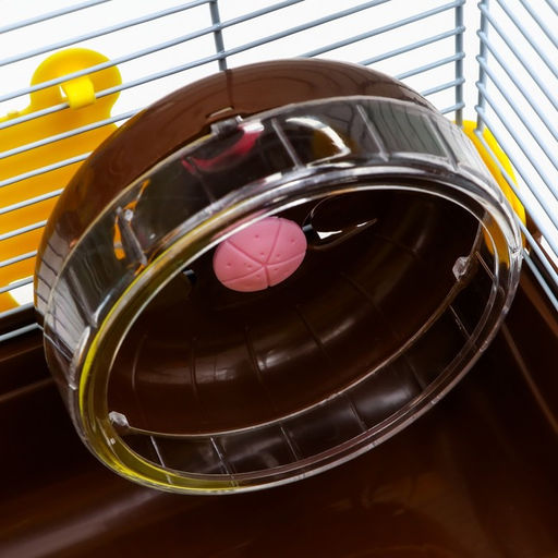 Клетка для грызунов Пижон, 31 х 24 х 30 см, коричневая  фото 9