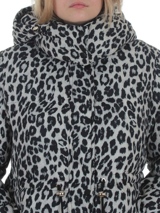 SJ 2251 GRAY/LEOPARD Куртка зимняя женская (200 гр. холлофайбер) - Fashion фото 4