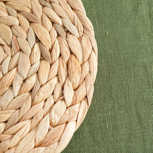 Салфетка сервировочная для стола D 25 х 1 см., водный гиацинт - Simaland фото 3