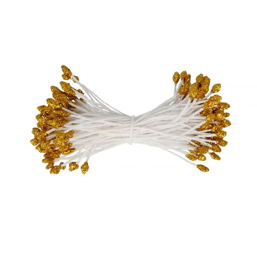 Blumentag Тычинки для искусственных цветов TIC/M-2 10 х 85 шт под золото/gold