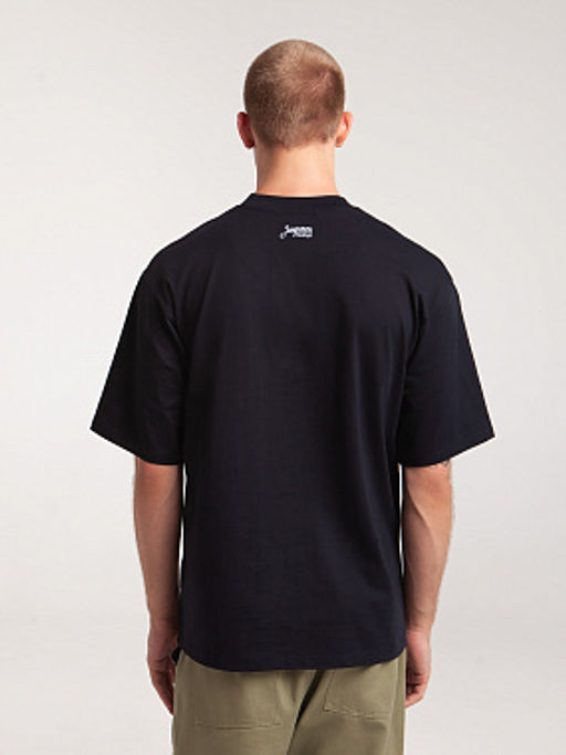 Футболка ЗАПОРОЖЕЦ Blank oversize DEEP BLACK  фото 7
