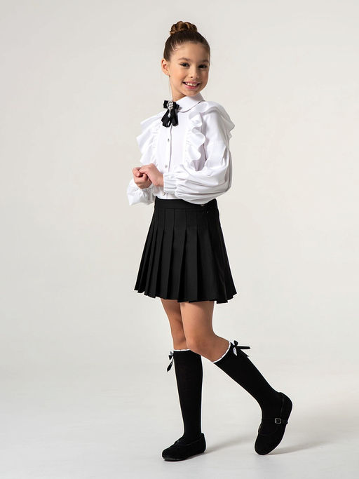 Школьная юбка в складку Mooriposh, модель 0353