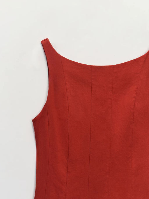 Платье длины миди из хлопка ZR2605022908-21 / Zarina  фото 3