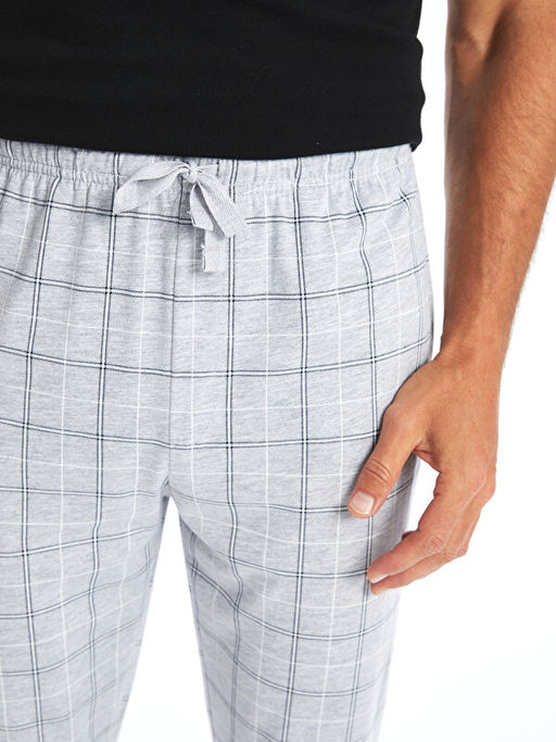 Standart Kal?p Ekose Erkek Pijama Alt