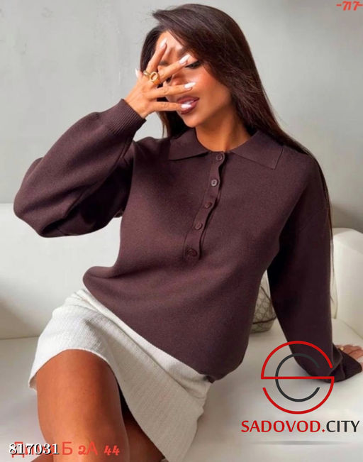 Кофта женская с пуговицами - Bruno фото 2