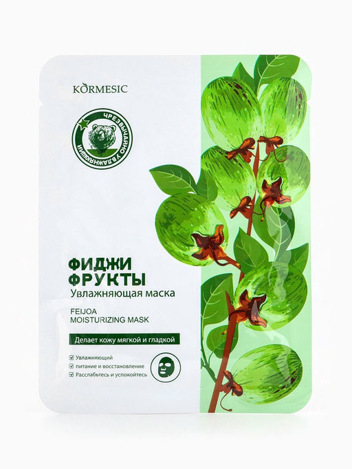 Маска тканевая для лица KORMESIC Фиджи, успокаивающая, 25 мл