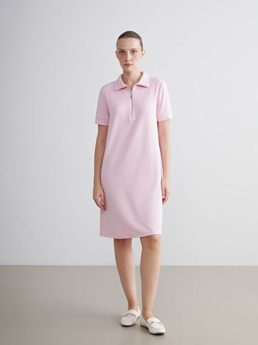 Polo Yaka Mini Elbise