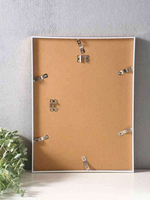 Фоторамка для фото 30×40 см «Современная классика», пластик, под золото и белый, 42.6×32.6×1.5 см