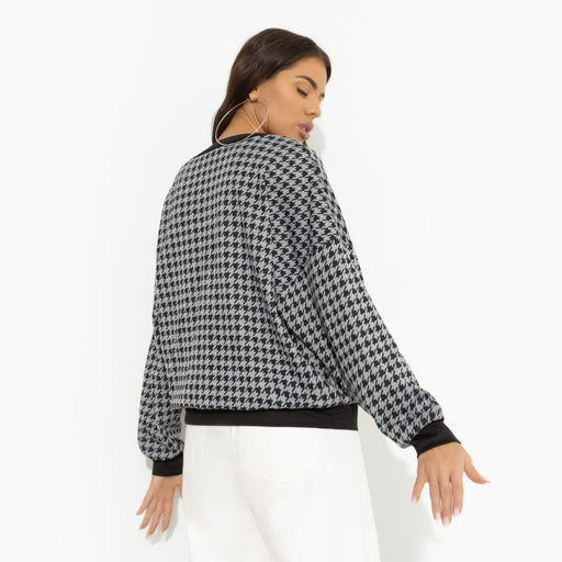 Свитшот свободного силуэта Весьма изящна (black) - Charutti фото 11