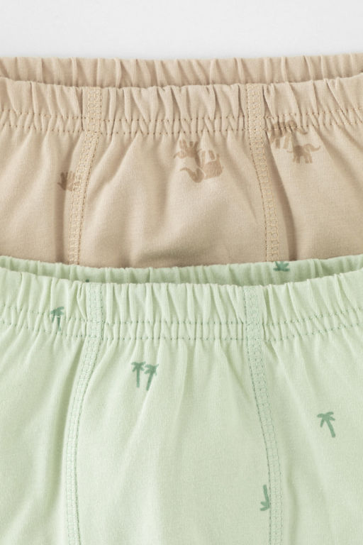 Crockid _ К 1930-2уп/морская пена,тем.бежевый,слонята трусы для мал