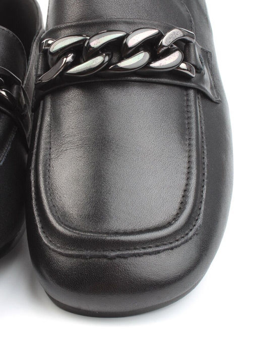 03-DCO117-1 BLACK Лоферы женские (натуральная кожа) - Фабричный китай фото 13