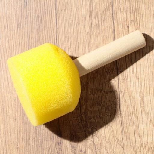 Кисть для рисования спонж набор 5 шт. «Фрида» деревянная ручка