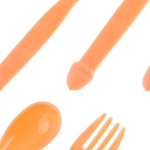 Столовые приборы Всё в твоих руках, набор 8 штук, вилки, ложки, 18+ - Simaland фото 3